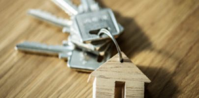 Flat lay of real estate concept